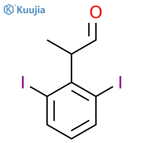 2,6-Diiodophenylpropanal structure