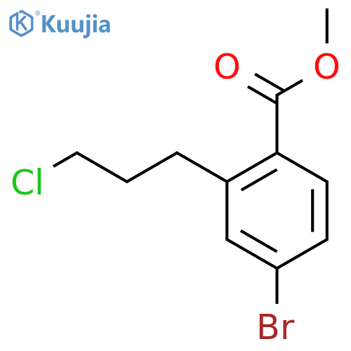 Methyl 4-bromo-2-(3-chloropropyl)benzoate structure