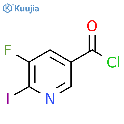 3-Fluoro-2-iodopyridine-5-carbonyl chloride structure