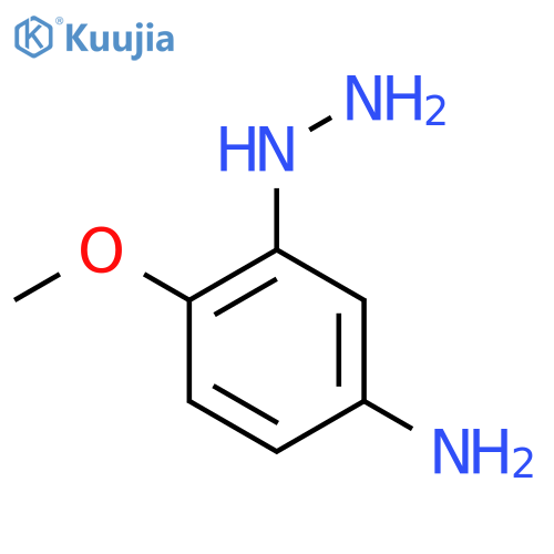 5-Amino-2-methoxyphenylhydrazine structure