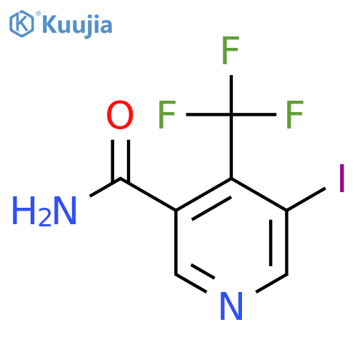 5-Iodo-4-(trifluoromethyl)nicotinamide structure