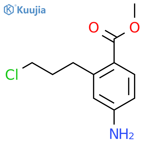 Methyl 4-amino-2-(3-chloropropyl)benzoate structure