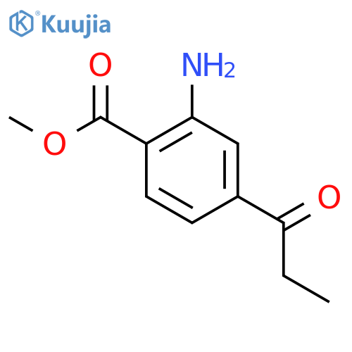 Methyl 2-amino-4-propionylbenzoate structure