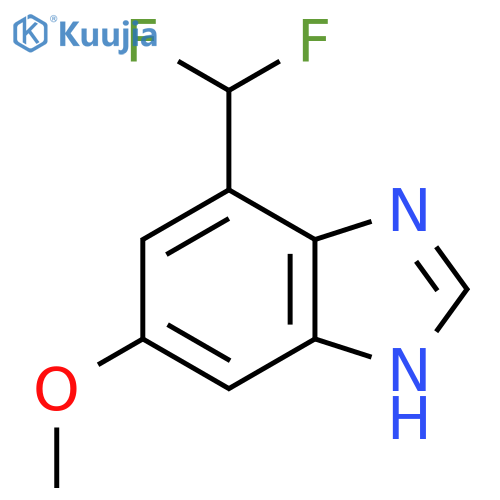 4-Difluoromethyl-6-methoxy-1H-benzimidazole structure