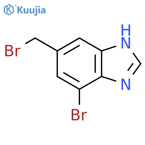 4-Bromo-6-bromomethyl-1H-benzimidazole structure