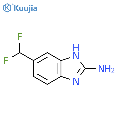 2-Amino-5-difluoromethyl-1H-benzimidazole structure
