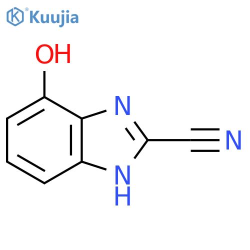 2-Cyano-4-hydroxy-1H-benzimidazole structure