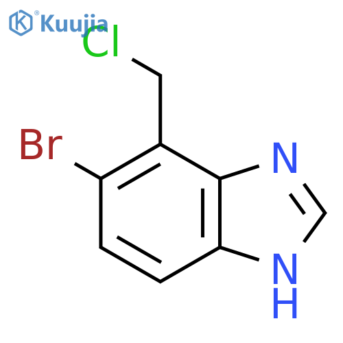 5-Bromo-4-chloromethyl-1H-benzimidazole structure