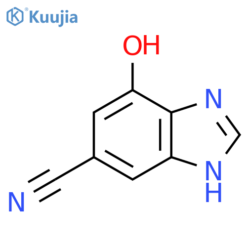 6-Cyano-4-hydroxy-1H-benzimidazole structure