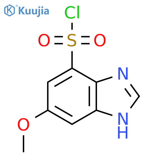 6-Methoxy-1H-benzimidazole-4-sulfonyl chloride structure