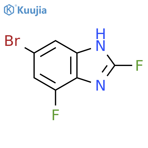 6-Bromo-2,4-difluoro-1H-benzimidazole structure