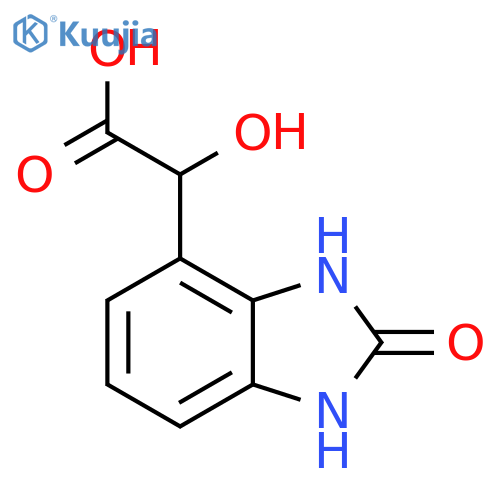 2-(2-Hydroxy-1H-benzo[d]imidazol-4-yl)-2-hydroxyacetic acid structure