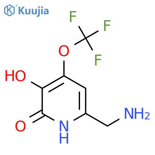 6-(Aminomethyl)-2,3-dihydroxy-4-(trifluoromethoxy)pyridine structure