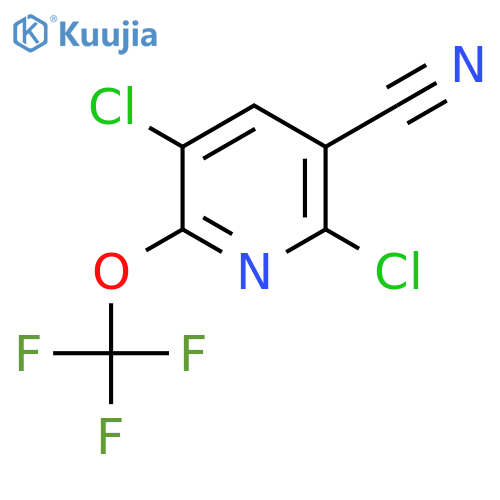 3-Cyano-2,5-dichloro-6-(trifluoromethoxy)pyridine structure
