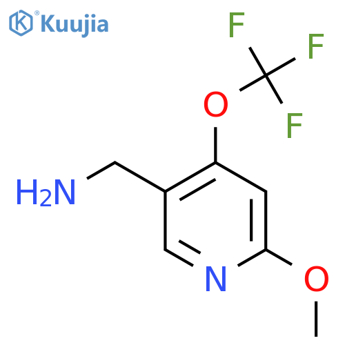 5-(Aminomethyl)-2-methoxy-4-(trifluoromethoxy)pyridine structure