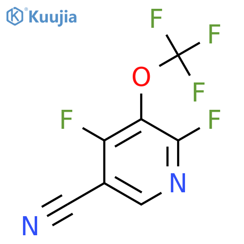5-Cyano-2,4-difluoro-3-(trifluoromethoxy)pyridine structure
