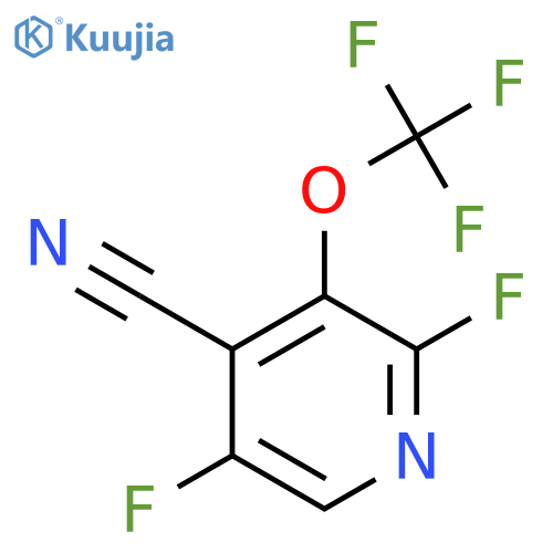 4-Cyano-2,5-difluoro-3-(trifluoromethoxy)pyridine structure