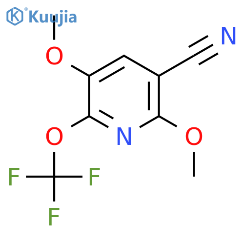 3-Cyano-2,5-dimethoxy-6-(trifluoromethoxy)pyridine structure