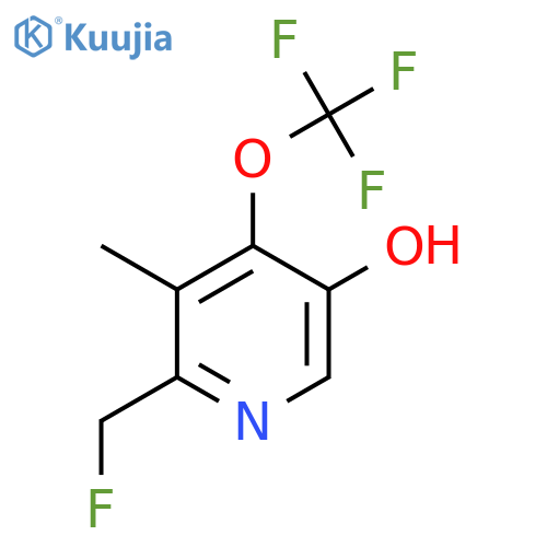 2-(Fluoromethyl)-5-hydroxy-3-methyl-4-(trifluoromethoxy)pyridine structure