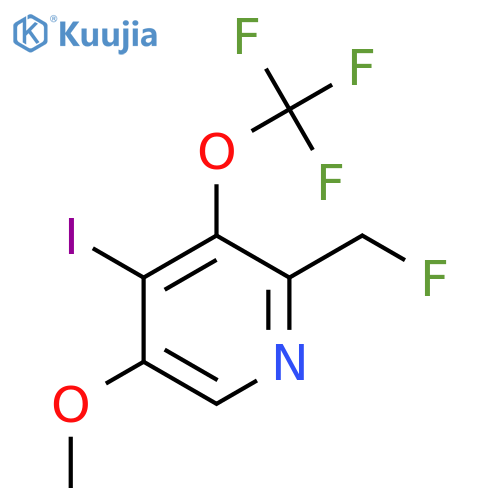 2-(Fluoromethyl)-4-iodo-5-methoxy-3-(trifluoromethoxy)pyridine structure