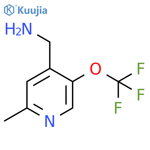 4-(Aminomethyl)-2-methyl-5-(trifluoromethoxy)pyridine structure