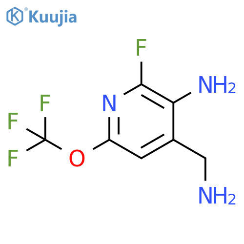 3-Amino-4-(aminomethyl)-2-fluoro-6-(trifluoromethoxy)pyridine structure