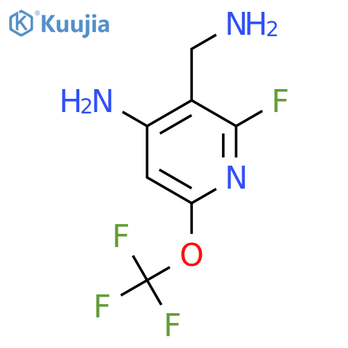 4-Amino-3-(aminomethyl)-2-fluoro-6-(trifluoromethoxy)pyridine structure