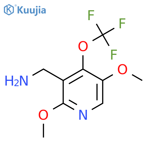 3-(Aminomethyl)-2,5-dimethoxy-4-(trifluoromethoxy)pyridine structure