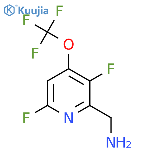 2-(Aminomethyl)-3,6-difluoro-4-(trifluoromethoxy)pyridine structure