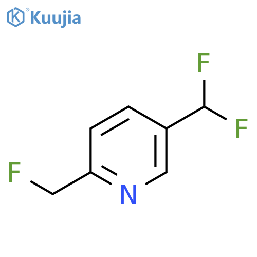 5-(Difluoromethyl)-2-(fluoromethyl)pyridine structure