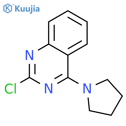 2-Chloro-4-pyrrolidin-1-ylquinazoline structure