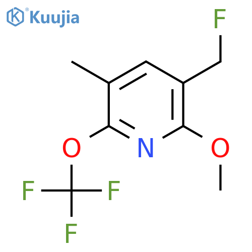 3-(Fluoromethyl)-2-methoxy-5-methyl-6-(trifluoromethoxy)pyridine structure