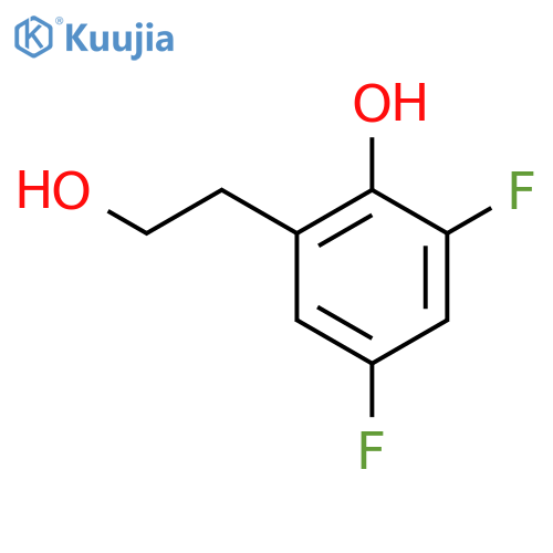 2,4-Difluoro-6-(2-hydroxyethyl)phenol structure