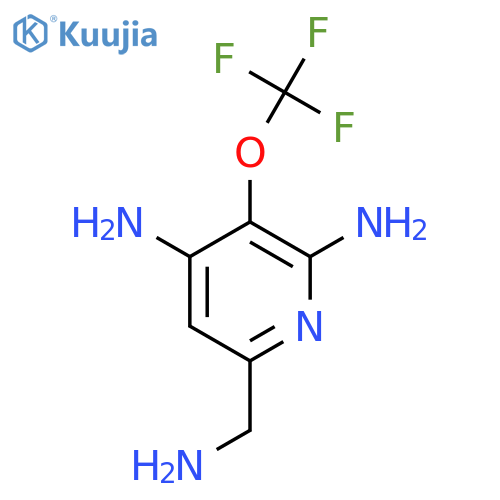 6-(Aminomethyl)-2,4-diamino-3-(trifluoromethoxy)pyridine structure