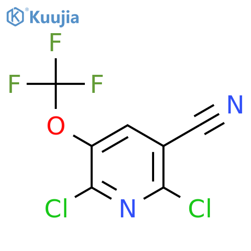 3-Cyano-2,6-dichloro-5-(trifluoromethoxy)pyridine structure