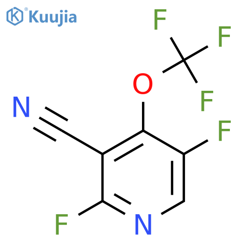 3-Cyano-2,5-difluoro-4-(trifluoromethoxy)pyridine structure