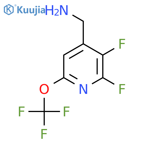 4-(Aminomethyl)-2,3-difluoro-6-(trifluoromethoxy)pyridine structure
