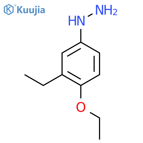 4-Ethoxy-3-ethylphenylhydrazine structure