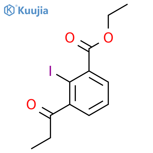 Ethyl 2-iodo-3-propionylbenzoate structure