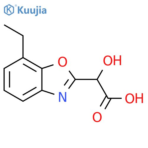 2-(Carboxy(hydroxy)methyl)-7-ethylbenzo[d]oxazole structure