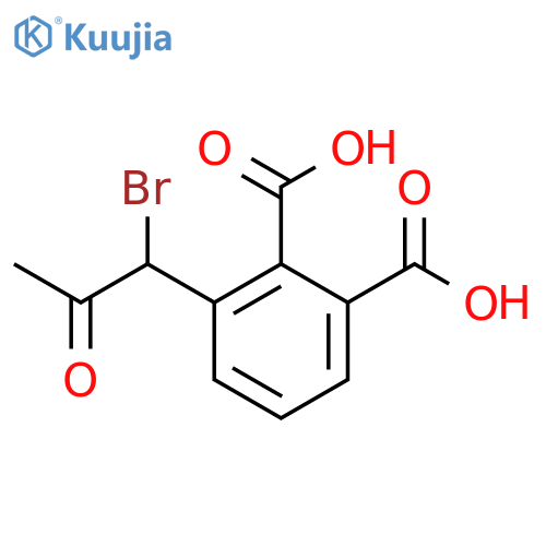 1-Bromo-1-(2,3-dicarboxyphenyl)propan-2-one structure