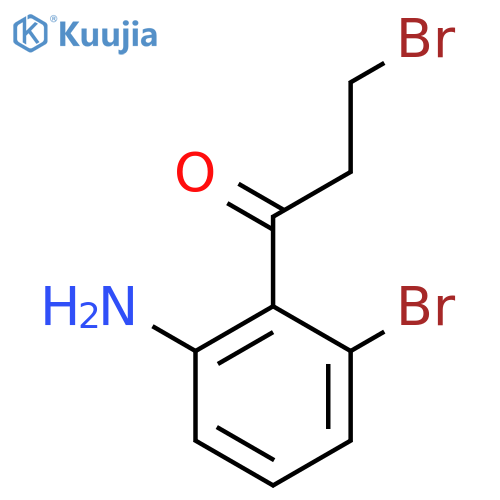 1-(2-Amino-6-bromophenyl)-3-bromopropan-1-one structure