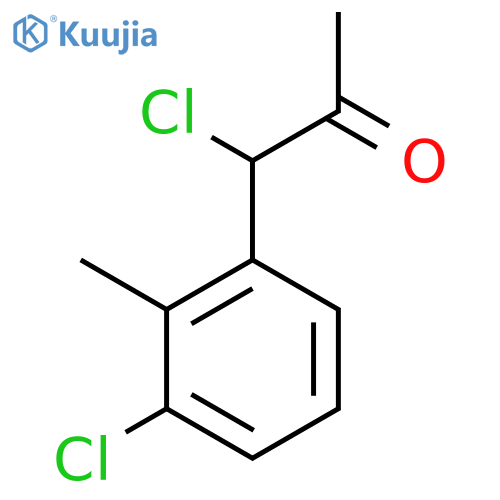 1-Chloro-1-(3-chloro-2-methylphenyl)propan-2-one structure