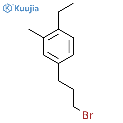 5-(3-Bromopropyl)-2-ethyltoluene structure