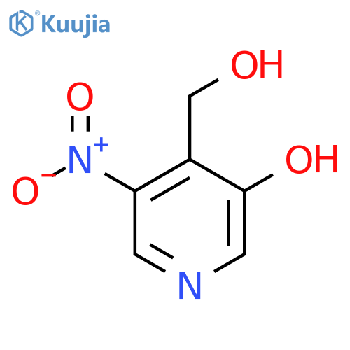 3-Hydroxy-5-nitropyridine-4-methanol structure