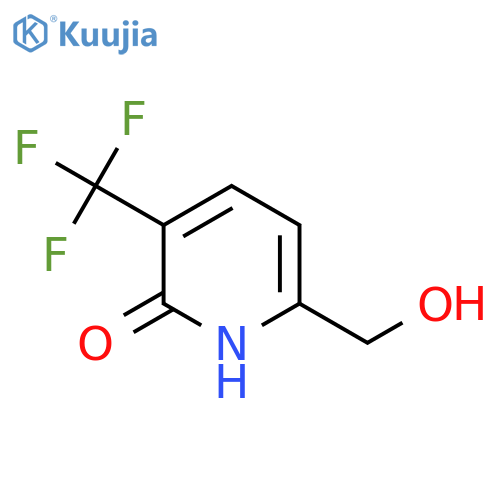 2-Hydroxy-3-(trifluoromethyl)pyridine-6-methanol structure