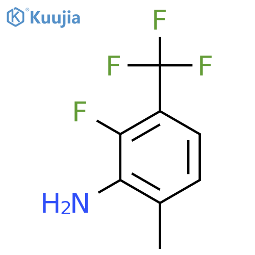 2-Fluoro-6-methyl-3-(trifluoromethyl)aniline structure