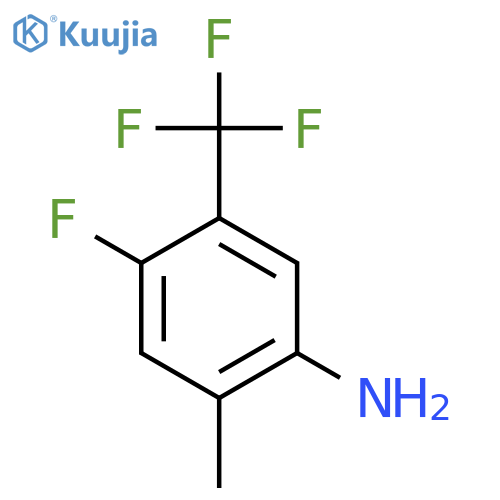 4-Fluoro-2-methyl-5-(trifluoromethyl)aniline structure