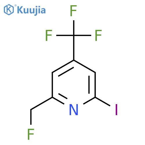 2-Fluoromethyl-6-iodo-4-(trifluoromethyl)pyridine structure