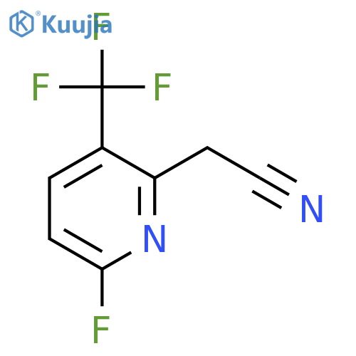 6-Fluoro-3-(trifluoromethyl)pyridine-2-acetonitrile structure